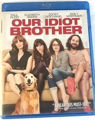 Our Idiot Brother Blu-Ray & DVD / Ships free Same Day with Tracking - Image 1 of 3