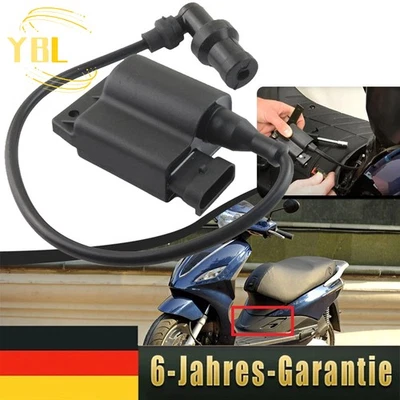 CDI Zündspule Offen 4-Takt Zündeinheit Für Aprilia Sportcity für Piaggio Liberty - Bild 1 von 4