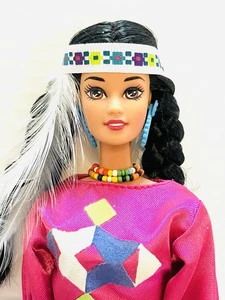 Barbie 1994 Dolls Of The World Native American Fashion Doll No Shoes/Box Read - Picture 1 of 11