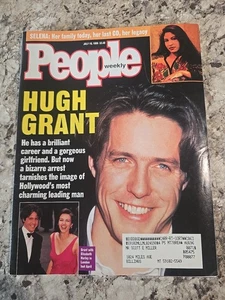 People Magazine July 10 1995 Hugh Grant, Selena, Whitney Houston's Stalker Ln - Picture 1 of 7