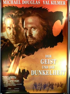 Der Geist und die Dunkelheit - Michael Douglas - Filmposter 120x80cm gerollt - Picture 1 of 1