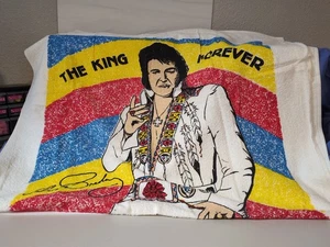 Vintage- Elvis Presley -The King Forever -Beach Towel - Picture 1 of 3