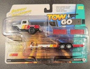 2024 Neu 1980 Toyota Land Cruiser Johnny Lightning Tow & Go Maßstab 1:64 - Bild 1 von 8