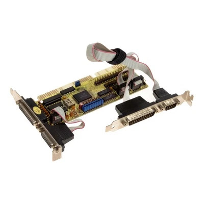 KENTECH IDE PLUS-V3L MULTI-I/O IDE FLOPPY CONTROLLER ISA Karte + 2xCOM Halterung - Bild 1 von 3