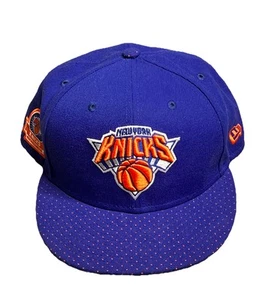 Sombrero ajustable New Era New York Knicks 9Fifty azul y naranja para hombre - Imagen 1 de 12