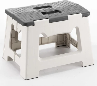 Foldable 9'' Step Stool for Kids & Adults, Holds up to 300Lb, Lightweight Collap - Image 1 of 4