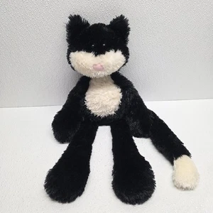Jellycat Loopie Black Tuxedo Cat Plush Floppy Soft Stuffed Animal 20" - Picture 1 of 18