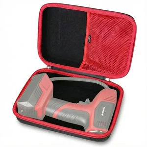 Hard Case for Bullseye Pro Tire Inflator KeenPower Air Pump Storage Box Red Bag - Picture 1 of 8