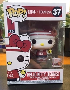 Funko POP! Figurine NEW IN BOX Hello Kitty Team USA Olympics TENNIS #37 - Picture 1 of 5