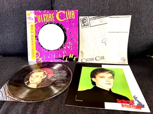 Culture Club TIME Japan OBI Picture Disc LP VIP-5915 Boy George New Wave - Picture 1 of 19