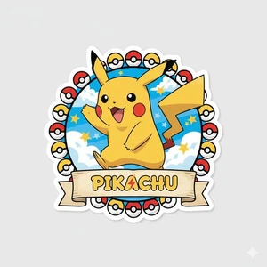Pickachu Aufkleber Sticker Handy Laptop - Bild 1 von 3
