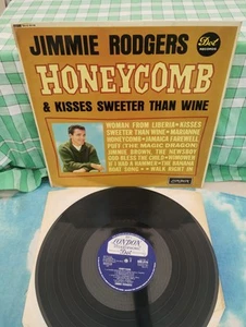 Jimmie Rodgers - Honeycomb & Kisses Sweeter Than Wine 1963 – UK Vinyl LP - Picture 1 of 3