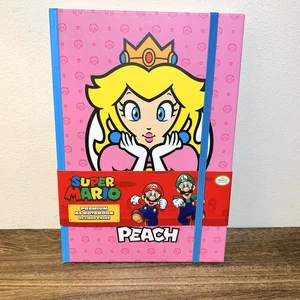 Super Mario Princess Peach Premium A5 Notebook - 80 Lined Pages Brand New - Picture 1 of 4
