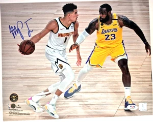 MICHAEL PORTER JR SIGNED DENVER NUGGETS NBA AUTOGRAPHED 11X14 PHOTO PSA COA - Picture 1 of 3