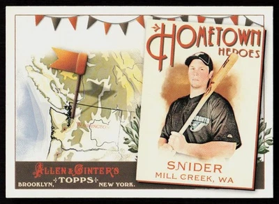 2011 Topps Allen & Ginter Travis Snider #HH100 CARD Blue Jays Hometown Heroes - Image 1 of 2