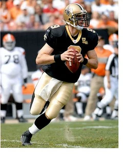 Foto 8x10, fútbol americano, Drew Brees, New Orleans Saints ~ ¡Juego de acción! - Imagen 1 de 1
