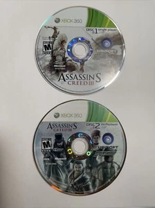 Assassin's Creed 3 III 2012 (nur Festplatte) Microsoft Xbox 360 beide Discs 1 und 2 - Bild 1 von 2