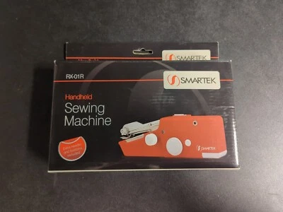 Smartek Mini Handheld Sewing Machine Stitcher Cordless Red Model RX-01AA - Image 1 of 2