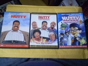 (3) The Nutty Professor DVD Lot: (2) Eddie Murphy + Animated (Jerry Lewis..NEW) - Picture 1 of 1