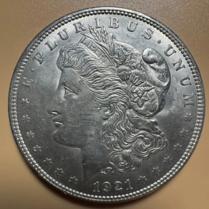 1921 Morgan Silver Dollar 14471 - Picture 1 of 11