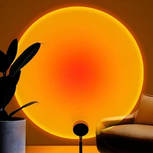 Sunset Projection Rainbow LED Lamp with USB Modern Floor Stand Night Light - Picture 1 of 12