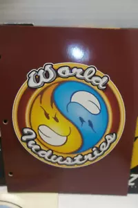 Carpeta de archivos escolares World Industries Skateboards de colección, rara, casi como nueva - Imagen 1 de 4