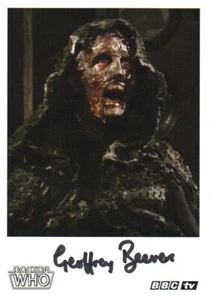 Doctor Who Autograph: GEOFFREY BEEVERS (The Master) Genuine Signed Cast Card - Picture 1 of 1