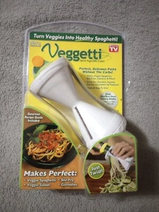 New Sealed VEGGETTI Spiral Vegetable Cutter Makes Veggie Spaghetti - Picture 1 of 2