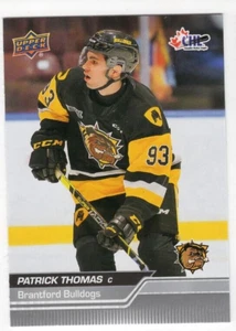 Patrick Thomas 23-24 Upper Deck CHL Base Common #144 Brantford Bulldogs - Picture 1 of 1