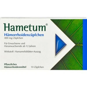 HAMETUM Hämorrhoiden Zäpfchen 10 St PZN 07619493 - Bild 1 von 4