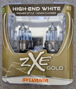 Sylvania Silverstar ZXE GOLD H13 Pair Set Headlight Bulbs - Picture 1 of 3