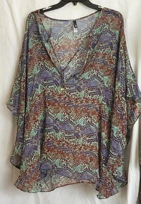 VIX Silk Tunic Cover-Up (Size P/S) - Image 1 of 4
