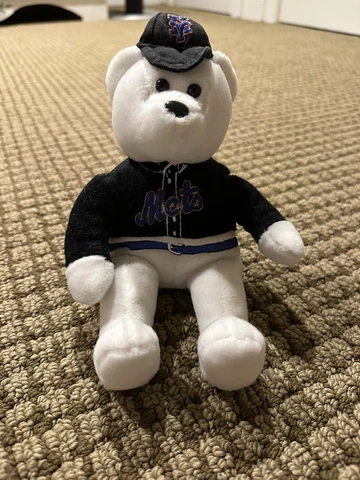 New York Mets Teddy Bear Stuffed Plush 8 INCH Twins Enterprise Steven Smith Cover