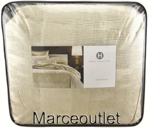 Hotel Collection Gilded Stripe KING Comforter & Shams Set Gold - Picture 1 of 5