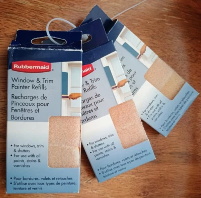 LOTE (3) Recambios para Pintor Ventana y Borde Rubbermaid NUEVO EN CAJA Foto 1 de 3