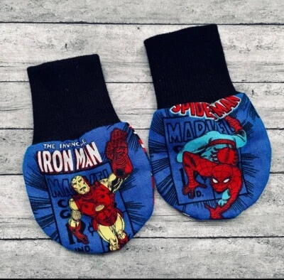 Mitones Super Heroes para bebé niño o niña Foto 1 de 4