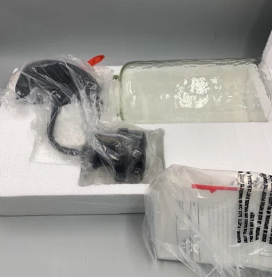 Aplique de tubo único Pottery Barn Essential con sombra bronce cálido 15" H #1753 Foto 1 de 4