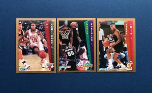 David Robinson 1992-93 Fleer BJ Armstrong Steve Smith basketball error card mix - Picture 1 of 2