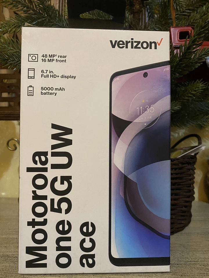 Motorola One 5G Ace 64GB 48MP 6.7" - Volcanic Gray （Verizon Prepaid Smartphone) - Image 1 of 1