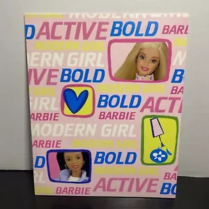 Vintage 2000 Barbie Folder 3 Ring Pocket Folder Unpunch New 🔥 - Picture 1 of 6