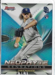 2019 Bowman's Best Chris Paddack Neophyte Sensations RC #NS-7 - Picture 1 of 2
