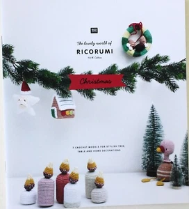 Ricorumi CHRISTMAS 7 Designs Trees Tabe Decorations Crochet Pattern Booklet - Picture 1 of 2