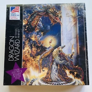 New Dragon Wizard 550 Puzzle Pieces Great American Puzzle Factory Myles Pinkney - Picture 1 of 2
