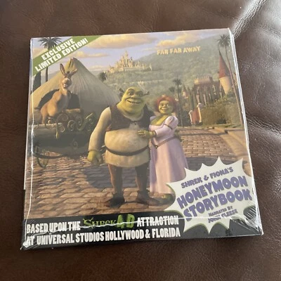 LIMITED EDITION FAR FAR AWAY SHREK & FIONA’S HONEYMOON STORYBOOK DVD BRAND NEW  - Image 1 of 2