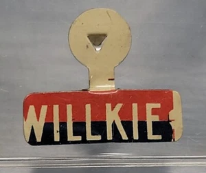 WENDELL WILLKIE POLITICAL TAB 1940 - Picture 1 of 3