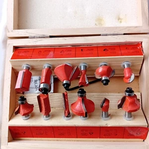 KSEIBI Fräser-Set Hartmetallspitze - 12-teiliges Set mit Koffer sieht unbenutzt aus - Bild 1 von 12