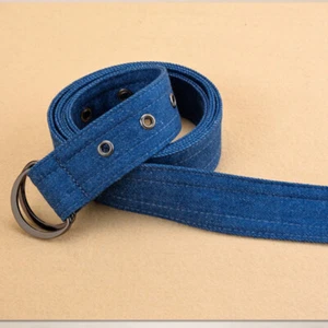 Lady Denim Waist Belt Waistband Accessory Straps for Pants Coat Dress Blue Basic - Picture 1 of 4
