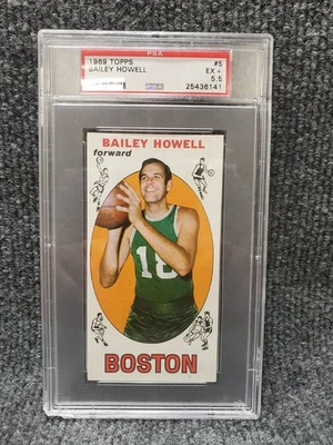1969-70 Topps #5 Bailey Howell HOF PSA 5.5 EX + SET BREAK ALL 99 ARE LISTED - Image 1 of 2