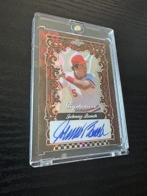 2025 Leaf Johnny Bench Signature Series HOF Auto True  1/1! 🔥🔥🔥 - Image 1 of 2