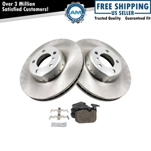 Front Brake Pad & Rotor Kit Ceramic For 12-18 BMW - Picture 1 of 6